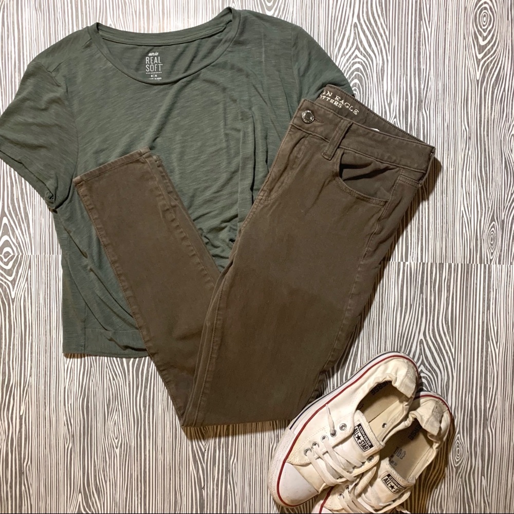 American Eagle Sateen Jeggings